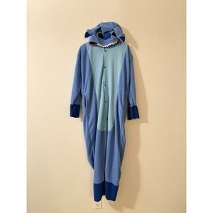 Adult One Piece Pajamas Disney Stitch One size M Costume
